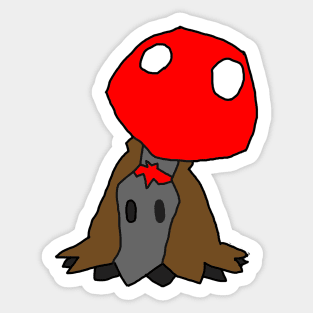 Red Hood Trash Doll Sticker